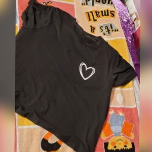 Shein heart Tshirt